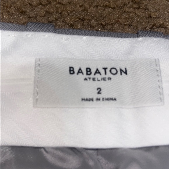 Aritzia Babaton Agency Trouser Pant City Wool High Waist Straight Leg Gray 2 - Picture 9 of 10